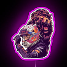 Load image into Gallery viewer, The Dutch Lion 33 RGB neon sign  pink