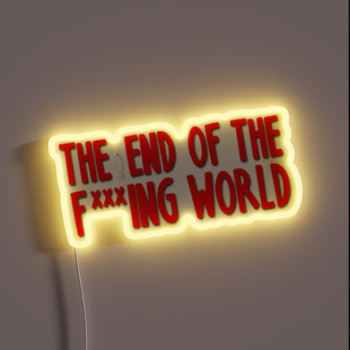 Neon Sign Featuring Iconic End of the F***ing World Brand Logo