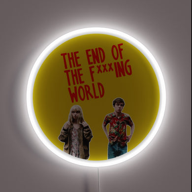 Apocalyptic Humor in Vibrant Neon Colors for Your Room Decor