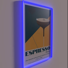 Load image into Gallery viewer, Vibrant Bar Sign with Neon RGB LED Espresso Martini Display