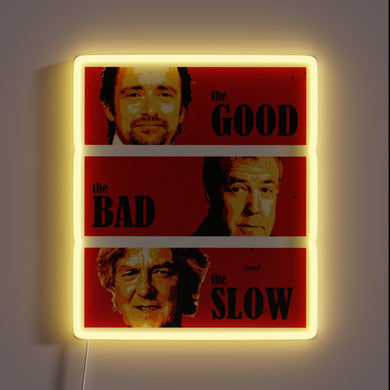 RGB Neon Sign Featuring Iconic Film Quote in Retro Style