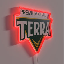 Load image into Gallery viewer, Vibrant RGB illuminated bar wall decor with drink design accents