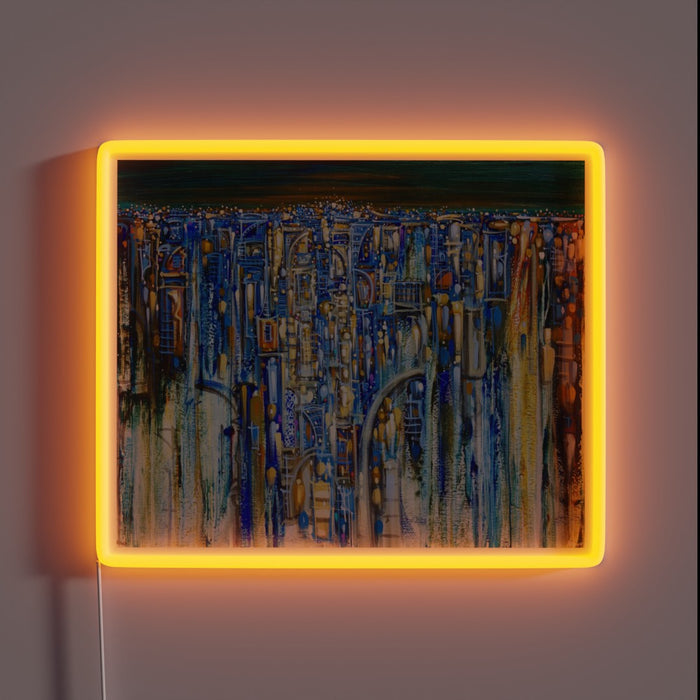 Add vibrant ambiance to any space with this glowing sign.