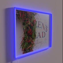 Load image into Gallery viewer, RGB Neon Sign: Iconic Pub Sign of The Queen&#39;s Head Dorking