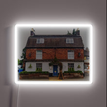 Load image into Gallery viewer, Traditional English Pub Sign with Colorful RGB Neon Illumination