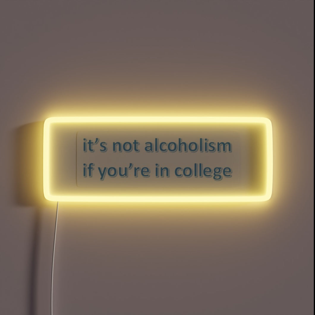 Eye-catching LED lightbox featuring 'The Truth' in bold neon script.