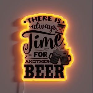 Neon Beer Brew Sign for Home Bar Decor and Party Vibes