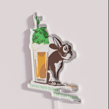 Load image into Gallery viewer, Neon Beer Sign with Vibrant Hops and More Beyond Message