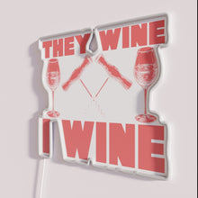 Load image into Gallery viewer, Neon LED bar decor for wine lovers home drinking space.