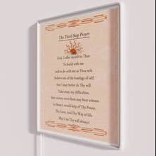 Load image into Gallery viewer, Colorful Third Step Recovery Prayer LED Neon Sign for Addiction Support