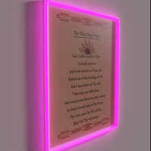 Load image into Gallery viewer, Scriptural Guidance in Bright Neon Lighting for Faithful Home Decor