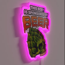 Load image into Gallery viewer, Neon Body Light Sign Perfectly Adorns Your Home Wall Space