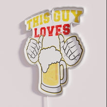 Load image into Gallery viewer, Personalized Neon Bar Sign for Beer Lover&#39;s Home Decor Inspiration