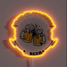 Load image into Gallery viewer, Quirky humorous neon sign to brighten up any home bar.