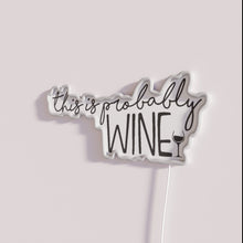 Load image into Gallery viewer, RGB Neon Bar Sign for Witty Wine Lovers Decorations