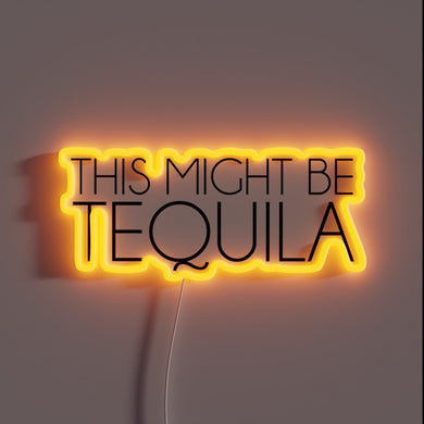 Vibrant neon Tequila RGB LED Sign for Cocktail Bar Decor
