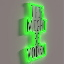 Load image into Gallery viewer, Add a splash of fun with this quirky vodka sign