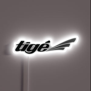 Tige Boats iconic RGB neon logo illuminated signage display kit.