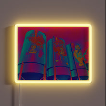 Load image into Gallery viewer, RGB Neon Sign featuring Tiny Rebel Brewery&#39;s iconic logo design.