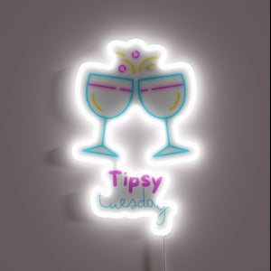 Vibrant neon sign adding fun to your bar or pub.