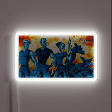 Load image into Gallery viewer, Eye-catching, customizable 3D glow of the Titan-AE logo on LED.