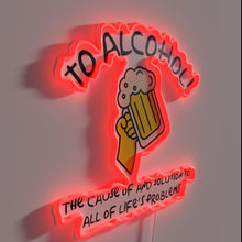Load image into Gallery viewer, Welcome to the bar, where every night is lit.