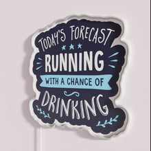 Load image into Gallery viewer, Neon Bar Sign: Today&#39;s Weather Report Comes with Beer Forecast