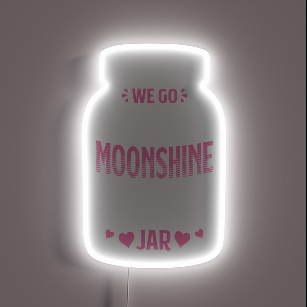 Moonlight distillery in a mason jar, a rebellious spirit shines