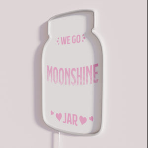 Vintage inspired Together like moonshine in a mason jar distiller sign