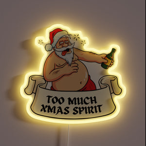 Deck the halls with this festive holiday drinking motivation sign