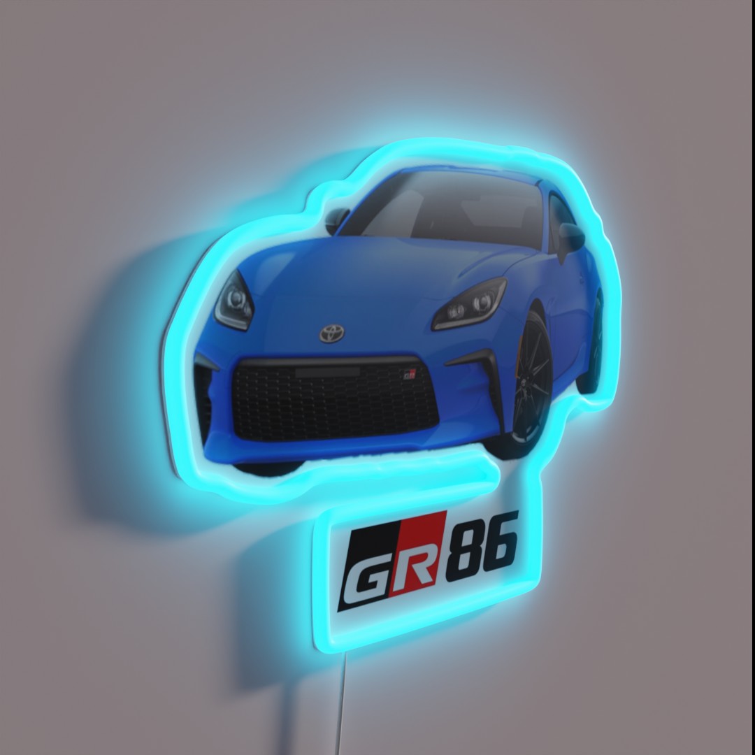 Toyota Gr 86 Rgb Led Sign – Neon Factory