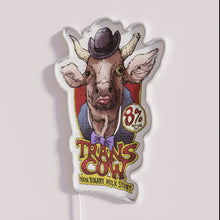 Load image into Gallery viewer, Neon Cows in Rainbow Colors RGB Sign for Interior Decoration