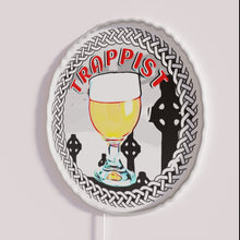 Load image into Gallery viewer, Traditional Trappist beer-inspired Celtic knotwork design RGB neon wall art decoration.