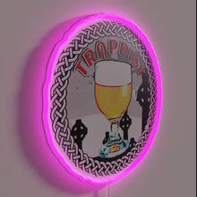 Load image into Gallery viewer, Ethereal Trappist-inspired knotwork illuminated in vibrant RGB glow accents