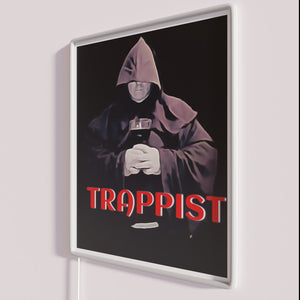 Trappist Monk Inspired Colorful Illuminated Neon Bar Decor Sign Artwork