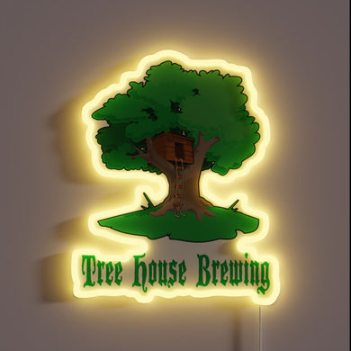Radiant Neon Sign for Tree House Brewing Enthusiasts Everywhere