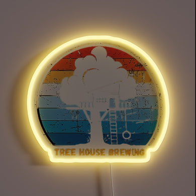 Eye-catching RGB Neon Sign Illuminates Enthusiasm for Tree House Brewing Company