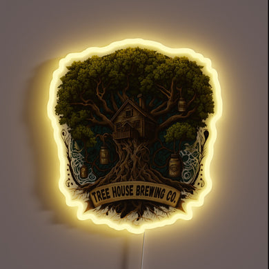 Customizable RGB Neon Sign for Tree House Brewing Company Enthusiasts