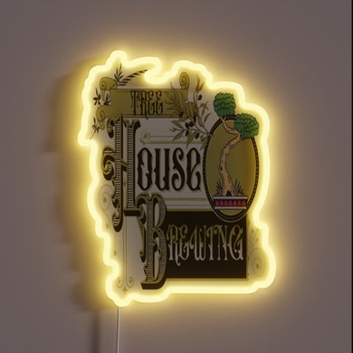 RGB Neon Sign that Radiates Vibrant Colors in Dark Spaces