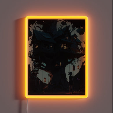 Neon RGB lighting for your home or commercial treehouse ambiance