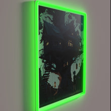 Load image into Gallery viewer, Vibrant neon RGB tree house inspired modern brewery bar decor