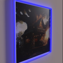 Load image into Gallery viewer, Neon Tree House Brewing Company Sign with Vibrant RGB Lighting