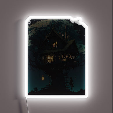 RGB Neon Sign featuring the iconic Tree House Brewery logo