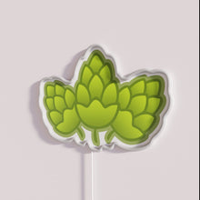 Load image into Gallery viewer, Vibrant trio of hops RGB color changing neon bar sign