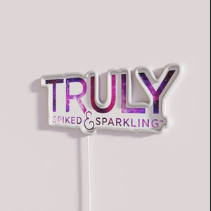 RGB galaxy inspired neons signs for modern home decor interior.