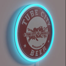 Load image into Gallery viewer, RGB neon sign advertisement for McKeesport&#39;s Tube City Brewing Co.