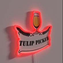 Load image into Gallery viewer, Add Vibrant Touch with Our RGB Neon Tulip Sign