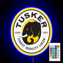 Load image into Gallery viewer, Tusker Beer RGB neon sign remote