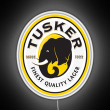 Load image into Gallery viewer, Tusker Beer RGB neon sign white 