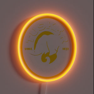 Retro-Style Illuminated Neon Sign Featuring the Iconic Tusker Lager Logo